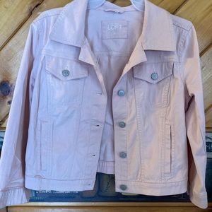 LOFT pink jacket